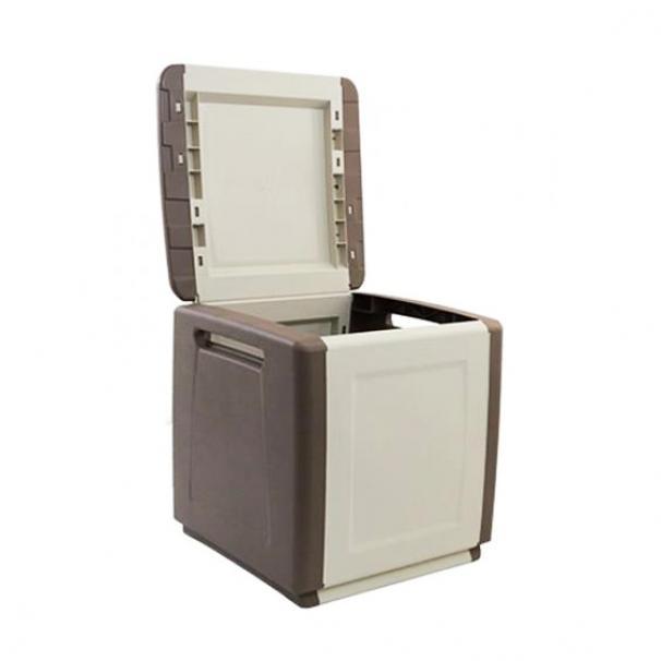 Baule Portatutto Art Plast - Resistente E Impermeabile | Ideale Per Esterno, Colore Tortora/Ecrú - Foto 2