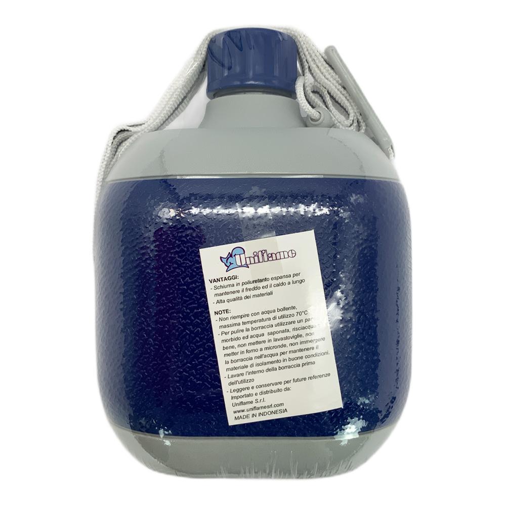 Uniflame borraccia termica 600 cc plastica isolata con schiuma poliuretanica tra 