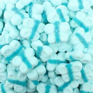 Farfalle azzurre marshmallow - 900 gr