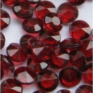 Diamanti in acrilico rubino 12 mm - 60 pz