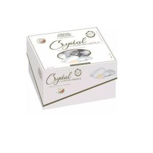 Crystal almond deluxe - vassoio confetti mandorla bianchi (500gr)