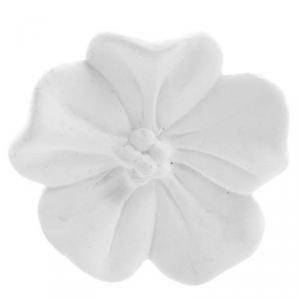 Gessetto fiore  bianco - 4.5 cm