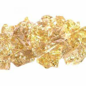 Ghiaccio glitter oro 12/30 mm ( 1 kg- 300 pz. ca.)