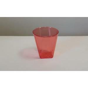 Bicchierini in plastica rossa 6 cl - 12 pz