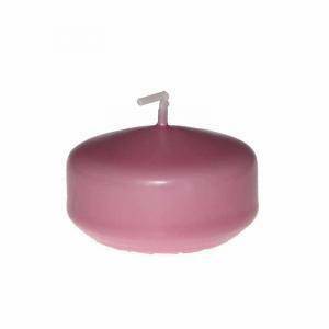Candela galleggiante rosa antico - ø 48 mm