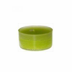 Lumino tealight verde acido ø 38 mm - 4 pz