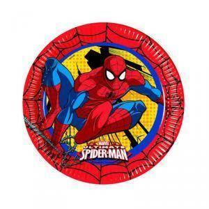Piatto 23 cm ultimate spiderman - 8 pezzi