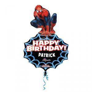 Pallone in foil personalizzabile 33'/ 83 cm  spiderman