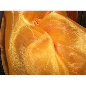 Organza tessuto arancione - 150 x 300 cm