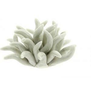 Corallo grigio in porcellana - 6 x 3 cm