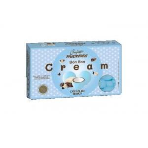 Confetti  bon bon ripieni alla crema di cioccolato bianco - 900 gr azzurro