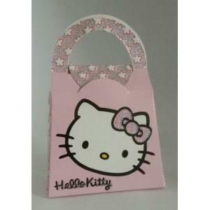 Borsa porta confetti hello kitty rosa - 70x35x105 mm