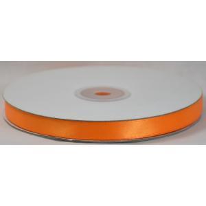 Doppio raso arancio caldo 10 mm  x 50 mt - satinato