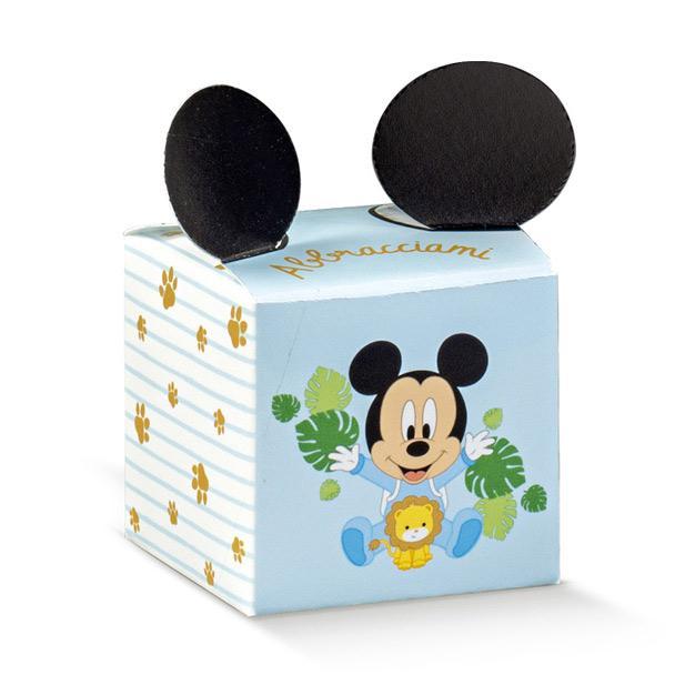 SCOTTON SPA Cubo con orecchie mickey baby lion 50x50x50 mm - 5 pz