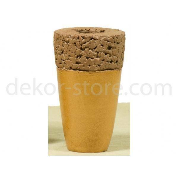 dimaflor vaso in terracotta 'papkorno' - 23 cm