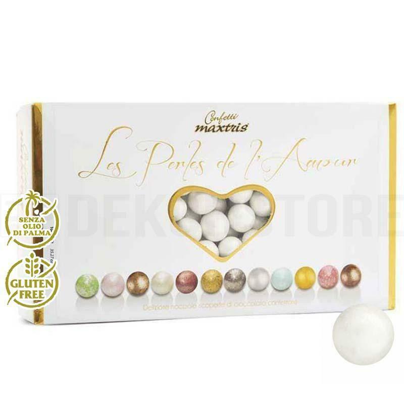 Confetti Maxtris les perles de l'amour bianco perlato da 1KG