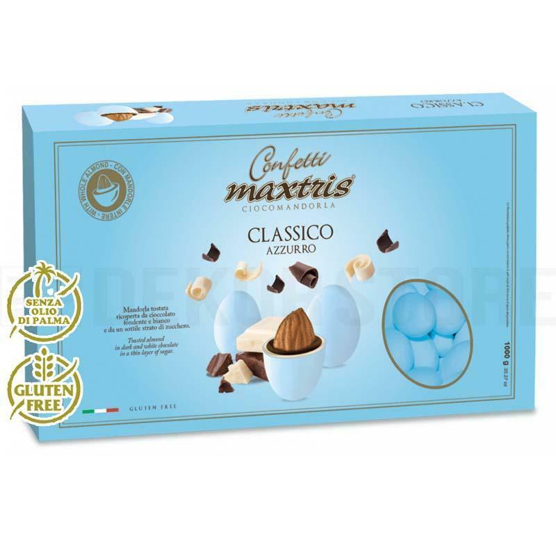 maxtris confetti maxtris classico azzurro - 1 kg