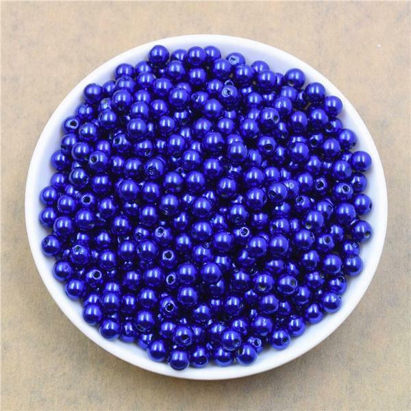 dol24 srl dol24 perle decorative 8 mm blu - 250 pz