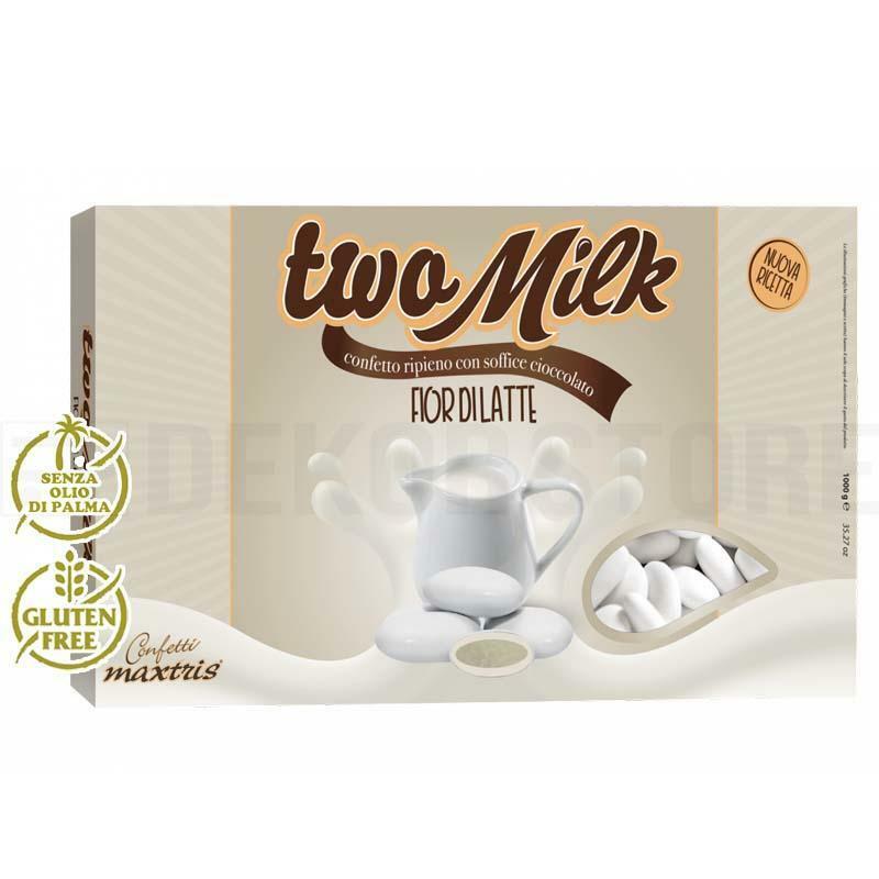 maxtris maxtris fior di latte - two milk - confetti  1kg