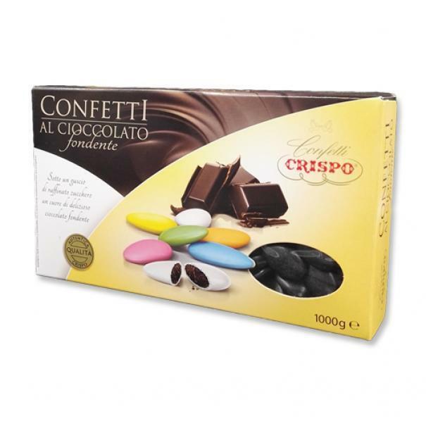 crispo crispo nero - confetti al cioccolato fondente 1 kg