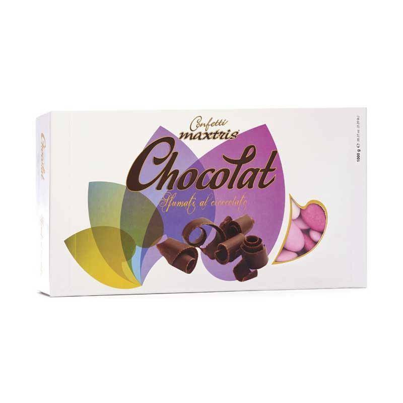 maxtris maxtris sfumato rosa - confetti  cioccolato fondente (1kg)
