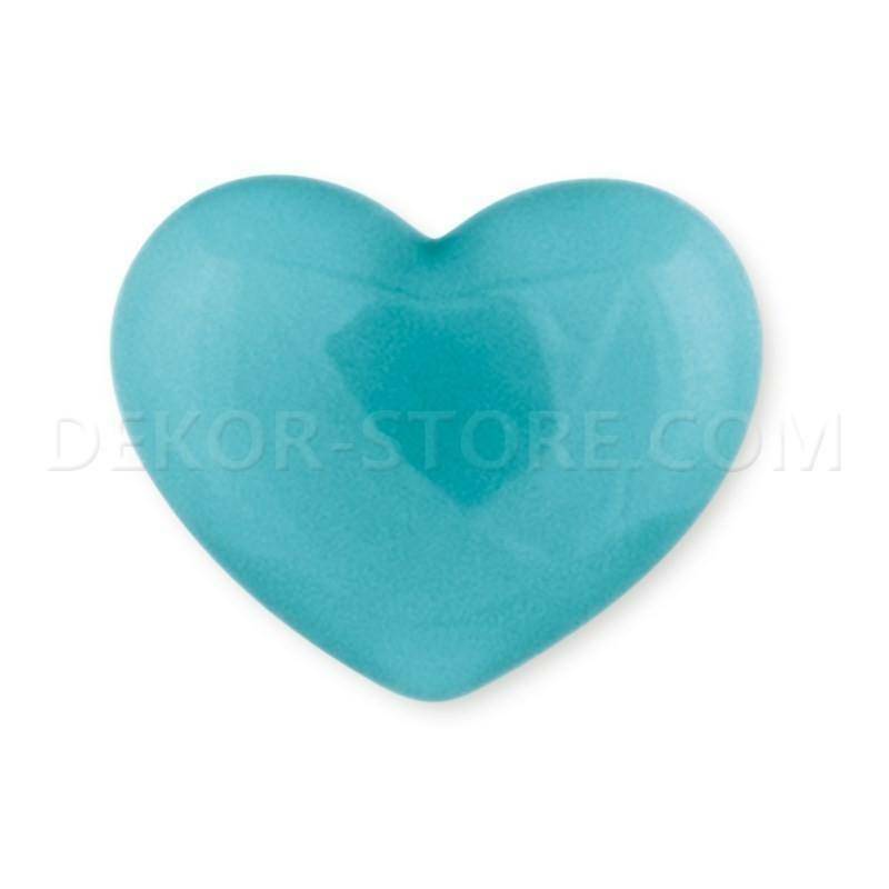 scotton spa scotton spa cuore azzurro in resina - 18 x 15 mm