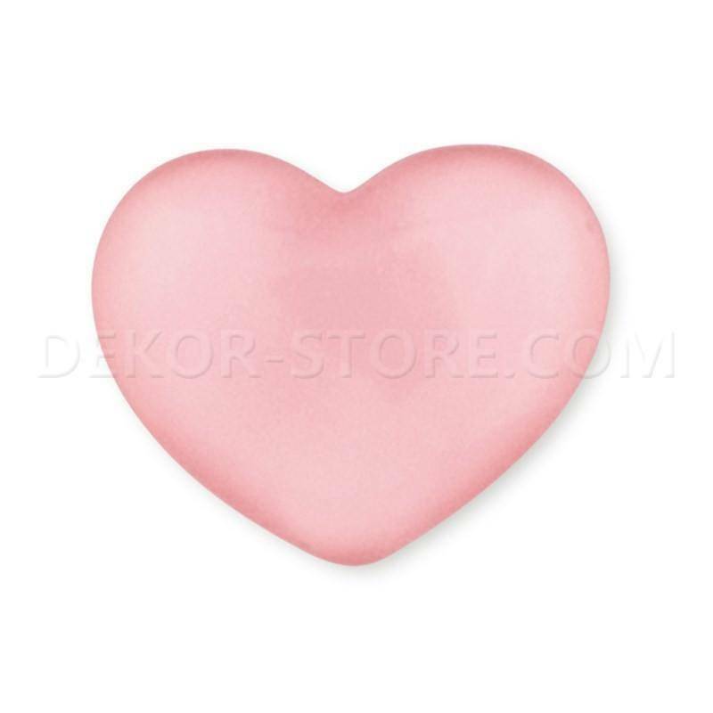 scotton spa scotton spa cuore rosa in resina - 18 x 15 mm