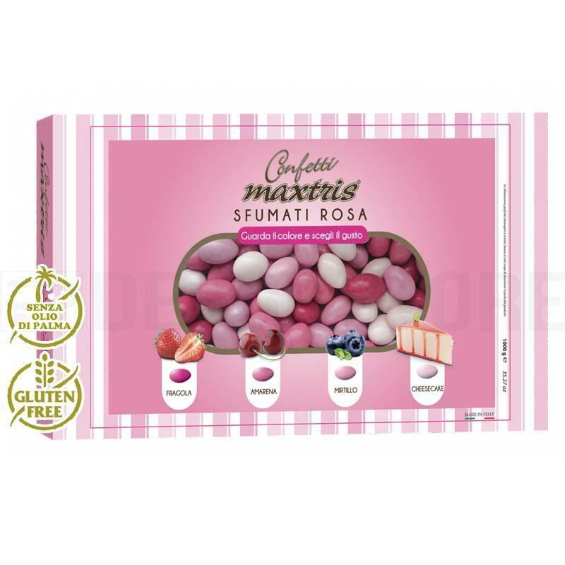 maxtris confetti maxtris sfumati rosa - 1 kg