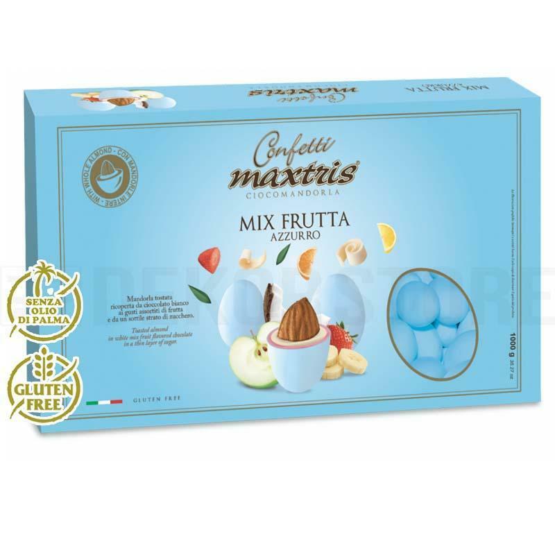 maxtris confetti maxtris frutta azzurro - 1 kg