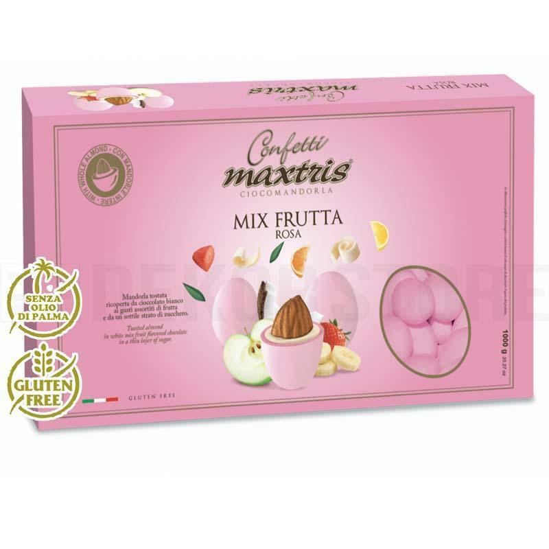 maxtris confetti maxtris frutta rosa - 1 kg