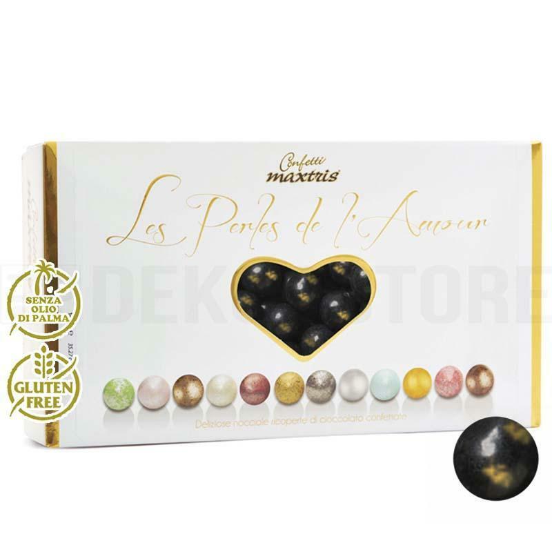 Confetti maxtris les perles etè oro nero perlato da 1 kg