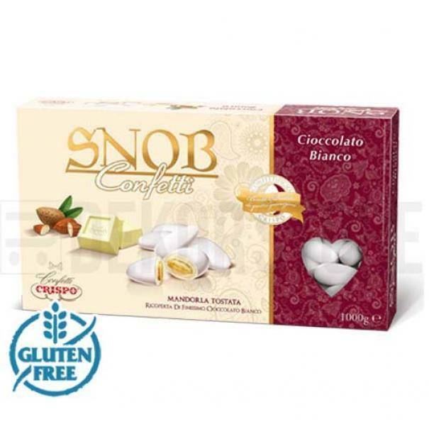 Box Confettata Ciocomandorla Bianco - Gusti Misti - 500gr - Cake Love