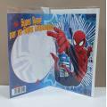 FLORIO FLORIO BIGLIETTO COMPLEANNO DISNEY FILM SPIDER-MAN BOOM CON BUSTA  BIANCA