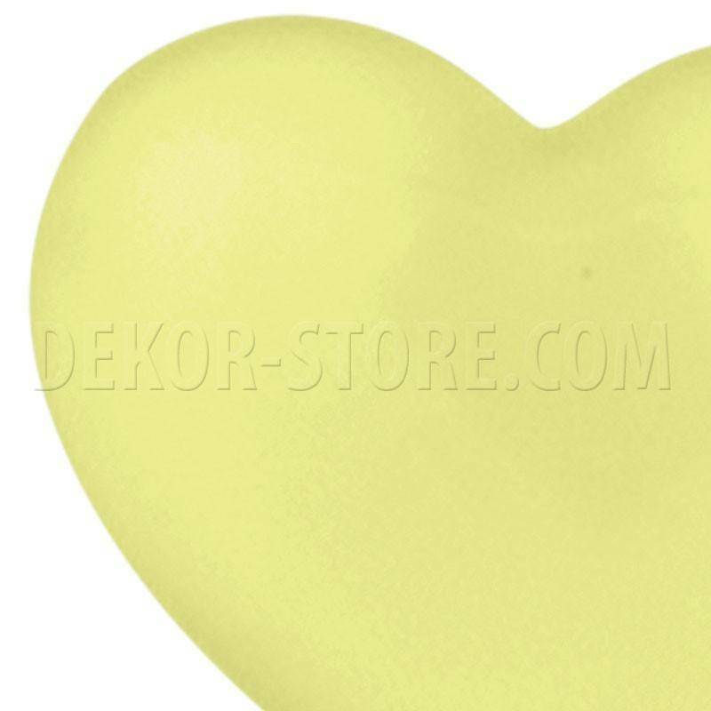 scotton spa scotton spa cuore giallo in resina - 18 x 15 mm