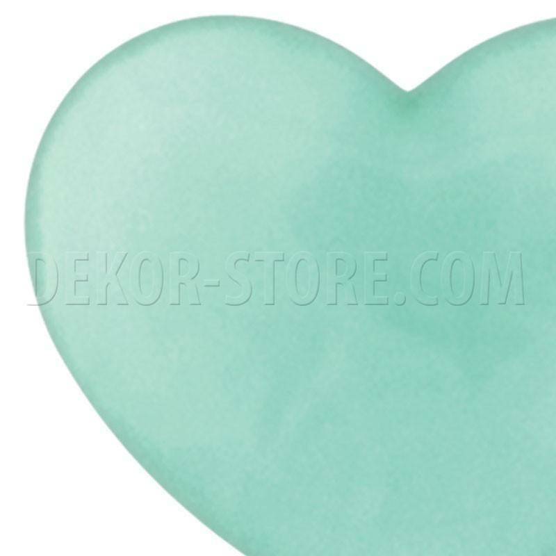 scotton spa scotton spa cuore verde acqua 18x15mm in resina