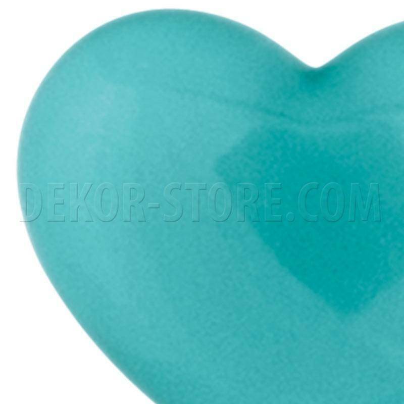 scotton spa scotton spa cuore azzurro in resina - 23 x 25 mm
