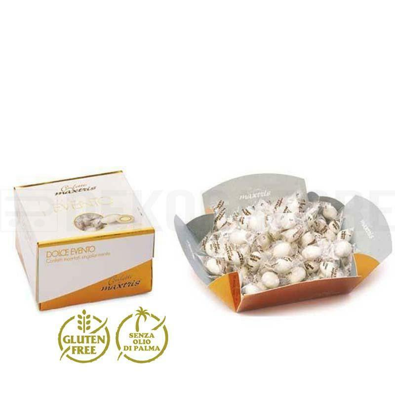 maxtris maxtris dolce matrimonio - vassoio confetti  bianchi (500gr)