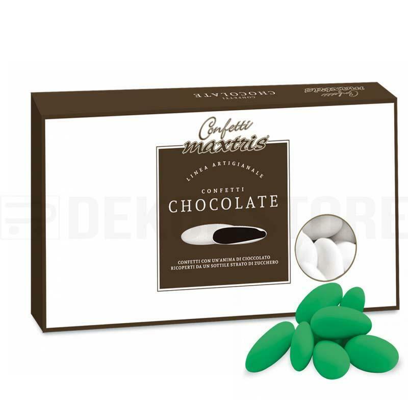maxtris maxtris cioccolato - confetti  - verde (1kg)