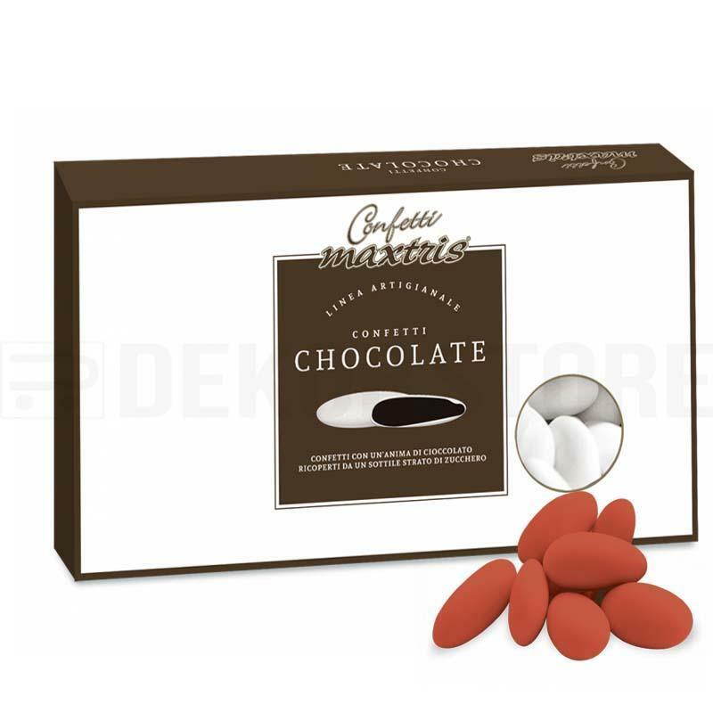 maxtris maxtris cioccolato - confetti  - rosso (1kg)