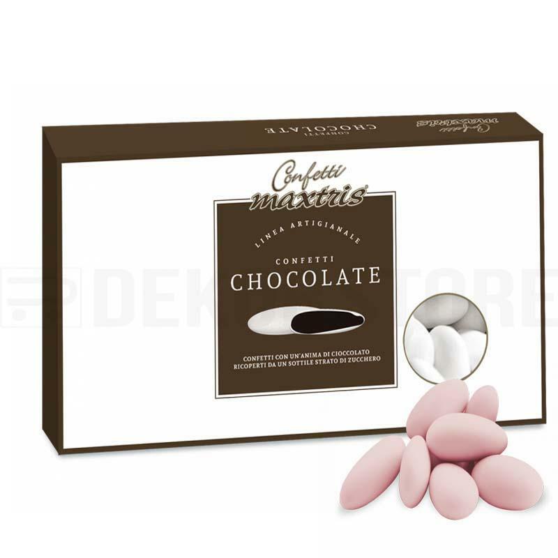 maxtris maxtris cioccolato - confetti  - rosa (1kg)