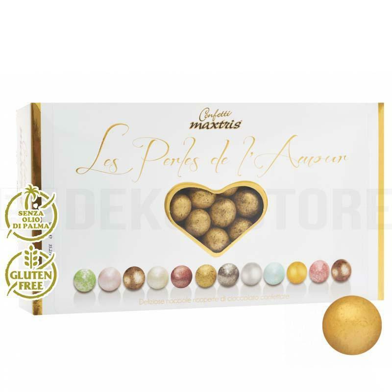 maxtris confetti maxtris les perles de l'amour ete' - oro perlato 1 kg