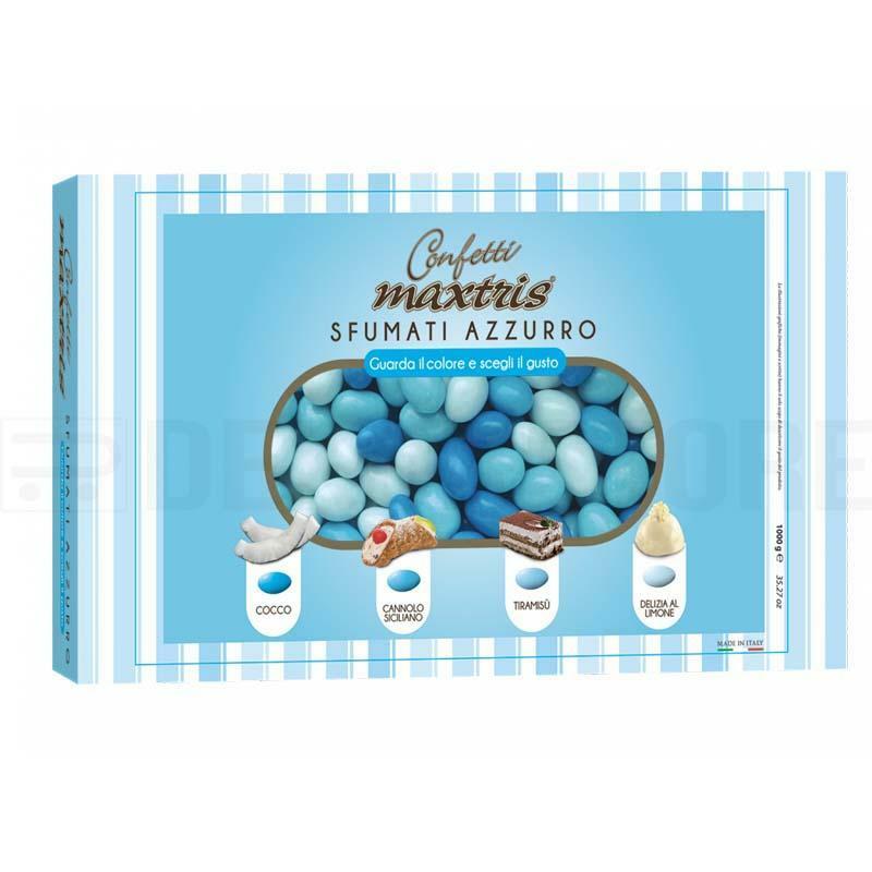 maxtris confetti maxtris sfumati azzurro - 1 kg