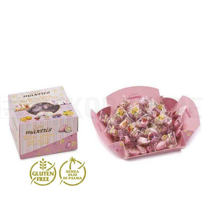 maxtris maxtris dolce arrivo mix frutta rosa - confetti  (500gr)