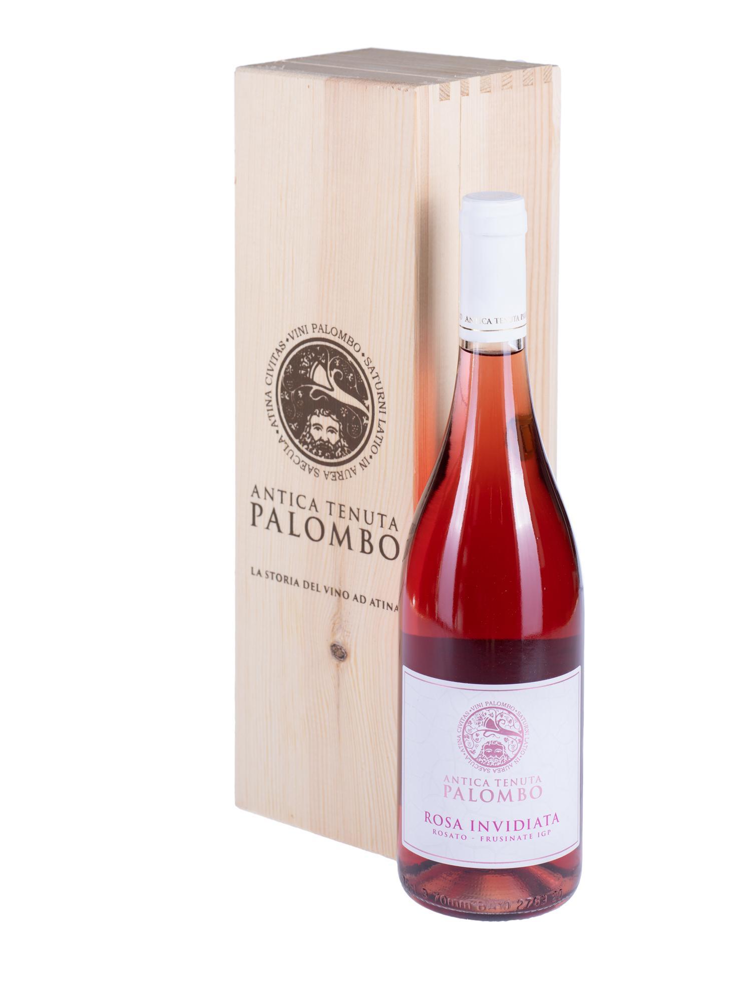 Rosato Frusinate IGP Rosa Invidiata Antica Tenuta Palombo confezione legno 1 bottiglia