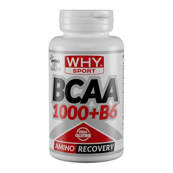 biovita srl why sport -  bcaa 1000+b6 - integratore alimentare di aminoacidi ramificati bcaa  - 100 compresse