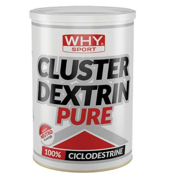 biovita group why sport -  cluster dextrin pure - 100% destrine cicliche altamente ramificate gusto neutro - 500g