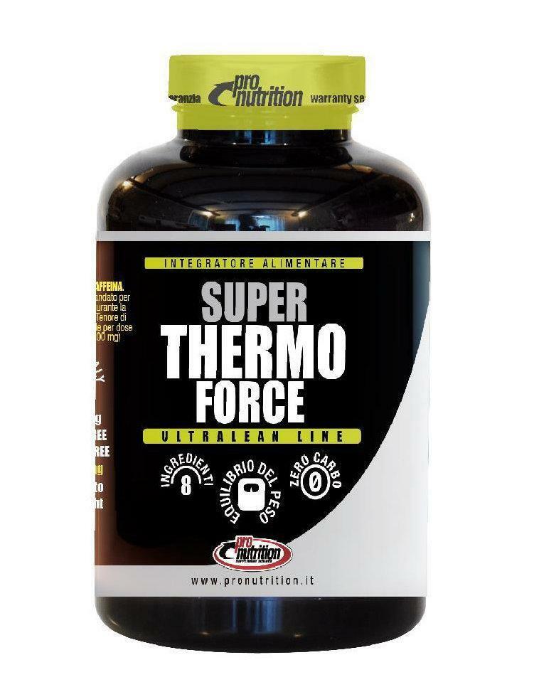 pro nutrition pro nutrition - super thermo force - integratore alimentare termogenico - 90 capsule