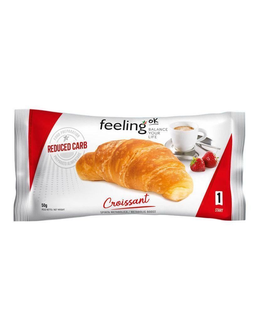 feeling ok feeling ok - linea 1 start - croissant con edulcoranti - 50 gr