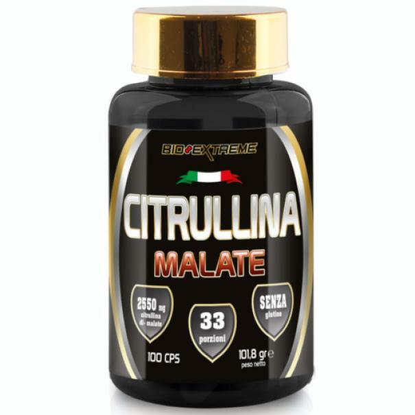 bio extreme citrullina malate senza glutine - scad 22-2-23  100 cps