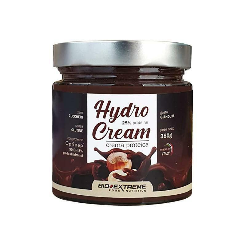 bio extreme bio extreme -  hydro cream crema proteica gusto gianduia - 380g